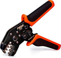 PEBA Solar Crimping Tool for 16-10AWG Solar Panel PV Cable, Solar connector crimping tools/Solar PV Tool, Solar Crimper for installing Solar Connectors easily and accurately, Orange+black