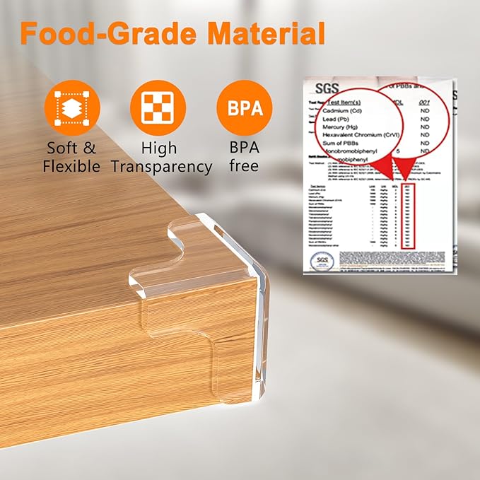 Corner Protector Baby Large 1.6inch,12Pcs Baby Proofing Table Corner Protectors,T Shape Corner Protectors for Furniture with Strong Adhesion