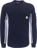 BOCOMAL FR Shirts Flame Resistant Shirt 5.5oz 100% Cotton Light Weight CAT2 Fire Retardant Henley Shirts