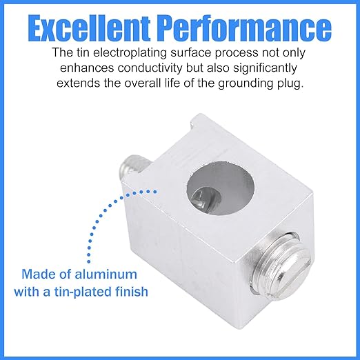 6pcs #4-2/0 Neutral Lug Kit, Aluminum Circuit Breaker Ground Lugs for Grounding Electrical Connections Home & Electrician Use