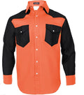 Just In Trend │Flame Resistant FR Shirt - 88/12 - Western Style - Two Tone