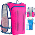 INOXTO Running Hydration Vest Backpack,Lightweight Insulated Pack with 1.5L Water Bladder Bag Daypack for Hiking Trail Running Cycling Race Marathon for Women Men