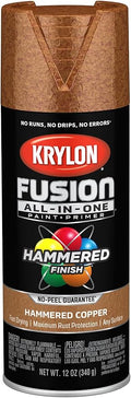 Krylon Fusion All-In-One Adhesive Hammered Finish Spray Paint for Indoor/Outdoor Use, 12 oz, Copper