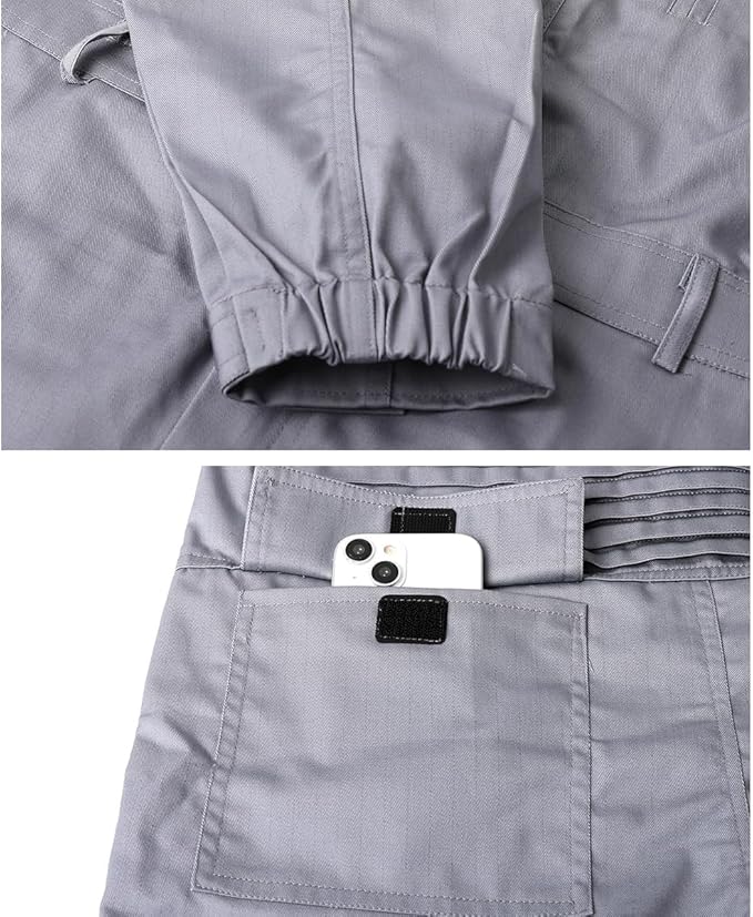 Mens Reflective Coverall Work Mechanics Coverall Work Suit Hi Vis Jumpsuit Bicolor Overalls