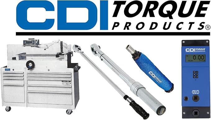 CDI Torque 25003MRMH 1/2-Inch Drive Metal Handle Click Type Torque Wrench, Torque Range 300 to 2500-