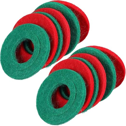 12 Pcs Fiber Battery Terminal Anti-Corrosion Washers, Red Green for Car Truck Boat Motorcycle Battery Terminals