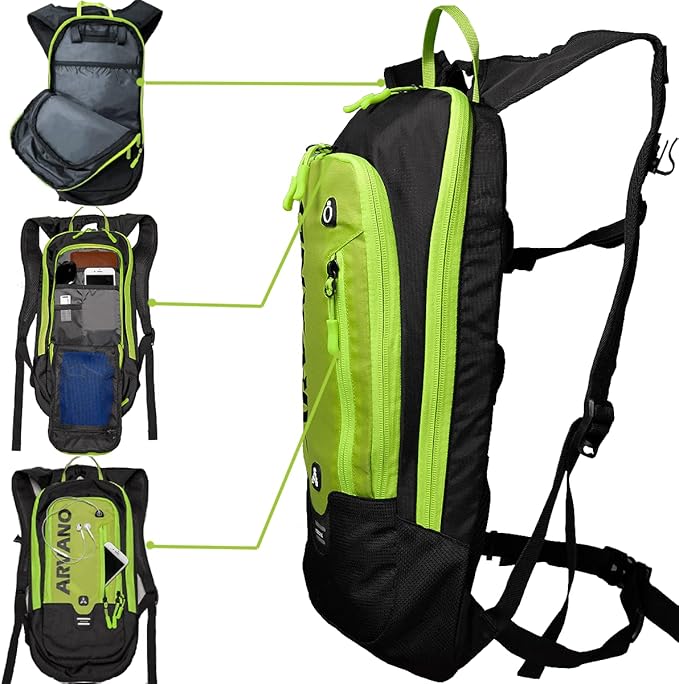 Bike Backpack Small Mountain Biking Backpack Lightweight 6l Daypack - MTB Cycling,Hiking,Skiing,Snow Bicycle,Snowboard | Lightweight, Daypack, MTB Cycling, Hiking, Skiing, Snow Bicycle