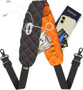2 in 1 Anti-theft Bag Shoulder Strap with Pockets, 54 inch Travel Belt Ultra-Wide and Thick, Comfort and Stylish