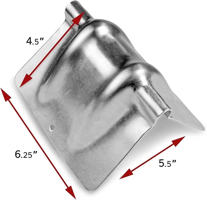 DC Cargo Mall Four Steel Edge Protectors for Flatbed Chain | V Board Trailer Corner Protectors