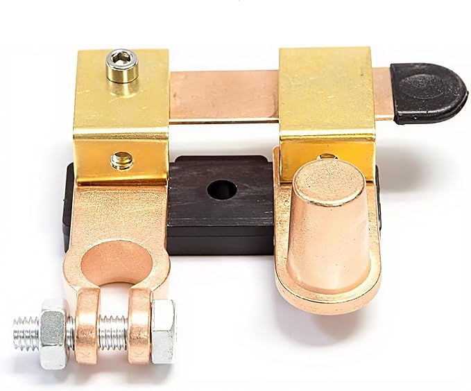 Top Post Negative Battery Disconnect Switch 12V / 24V 250/750 Amps Knife Blade Isolator Power Cutoff Switch for Marine Car Boat RV ATV (Horizontal and Vertical)