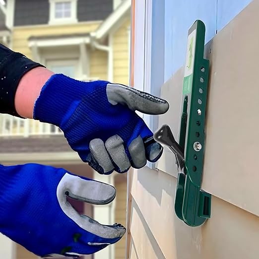 Siding Installation Tools Compatible with 3/8 inch Fiber Cement siding, Siding Tools Lap Siding Gauge with Adjustable Reveals, 2 Pack