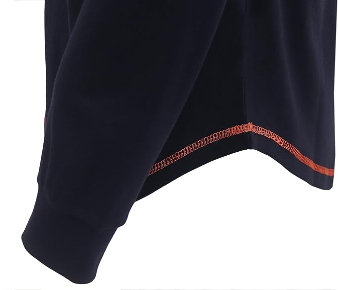 VATRENUS FR Shirts Henley 5.5oz 100% Cotton Flame Resistant Long Sleeve T-Shirts