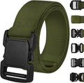 TECEUM Tactical Belt – Heavy-Duty & Quick Release – Military, Work, Rigger, Duty & Utility Belt for Men