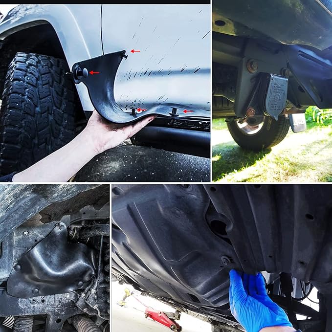 Nilight 35PCS Engine Under Cover Splash Shield Guard Body Bolts Bumper Fender Liner Push Retainer Fastener Rivet Clips Extruded U-Nuts for Infiniti G35 G37 FX35 FX45 EX35 Nissan 370Z 350Z