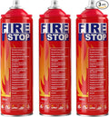 3-Pack Fire Extinguisher for Home, Kitchen, Car, Boat - ABCK Class Extinguisher with Mounting Bracket - Compact & Portable for Emergency Use.