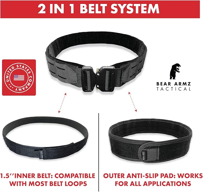 Battle Belt | Heavy Duty Nylon Belts | Molle Riggers Belt | American Company