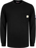 BOCOMAL FR Shirts Lightweight Classic Crew Long Sleeve Fire Resistant Shirt CAT2