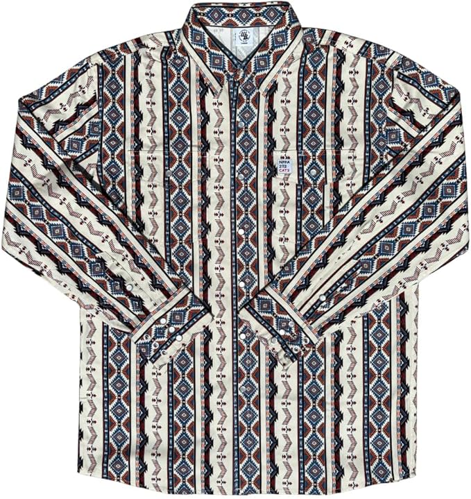 WoahBros FR Shirts for Men, 8oz Midweight Flame Resistant Welding Shirt, 100% Cotton, Pearl Snap Buttons - CAT2/NFPA2112