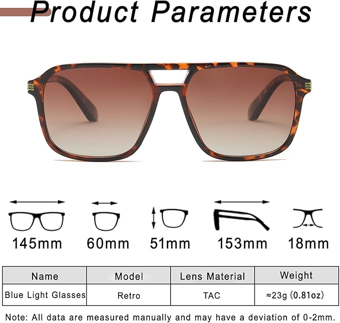 Large Night Vision Glasses for Driving Women Men - Anti Glare Night Driving Glasses
