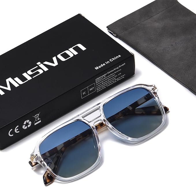 Large Night Vision Glasses for Driving Women Men - Anti Glare Night Driving Glasses