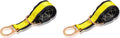 Palmer Safety 3-Pack 4 Ft Cross Arm Strap, 3" Wide Beam Straps Choker w/Large & Small D-Ring, ANSI OSHA Anchorage Sling Fall Protection Lanyard