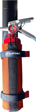 Bartact - 2.5 lb Roll Bar Fire Extinguisher Mount for Vehicle Holder, Adjustable Fire Extinguisher Holder Mount, US Made Universal Vehicle Fire Extinguisher Holder Fits All Roll Bars (Orange)