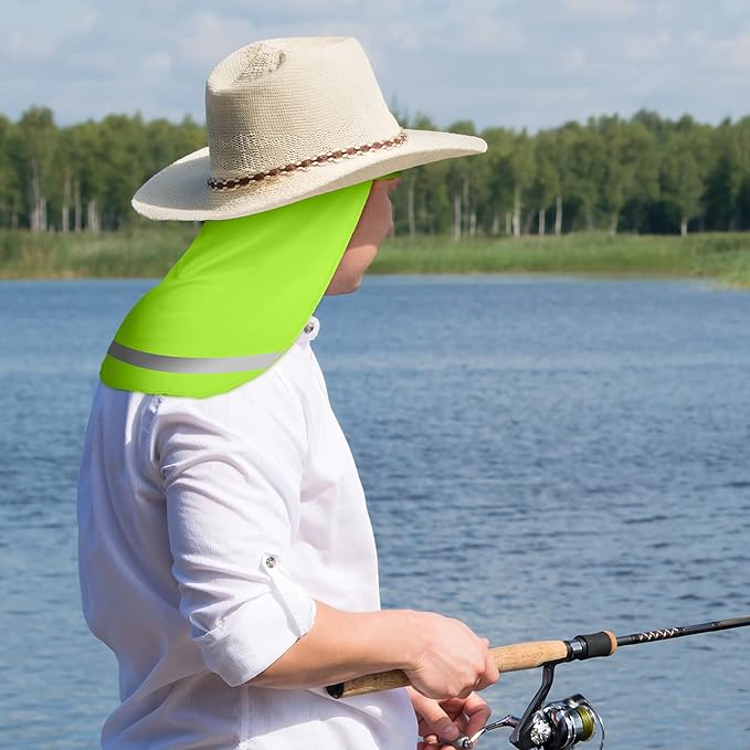 Sintege 4 Pieces Sun Shade Hat Neck Sun Shade Hat Cooling Skull Cap