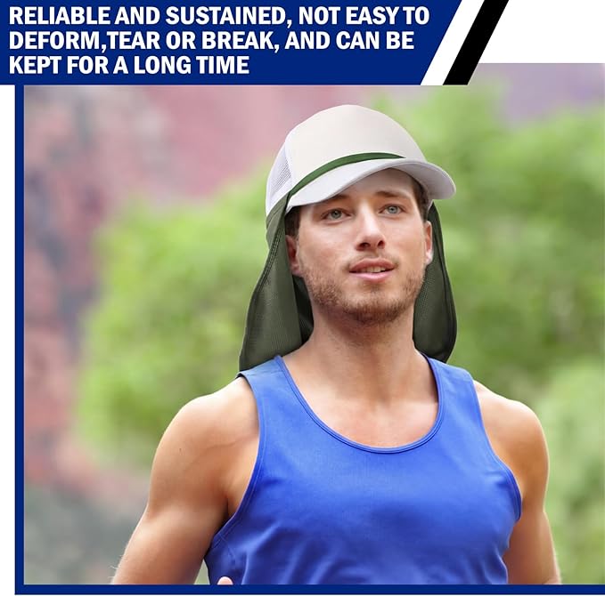 Tatuo Neck Drape UV Sun Protection Gaiter Adjustable Unisex Multifunctional 2 in 1 Face Covering for Outdoor Sports Fishing