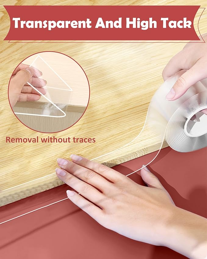 Corner Protectors Baby Proofing, Clear Edge Protector Strip, Soft Corner Protectors for Kids, Baby Child Safety Tables Corner Guards for Furniture Against Sharp Corners for Cabinets, Tables 6.6ft