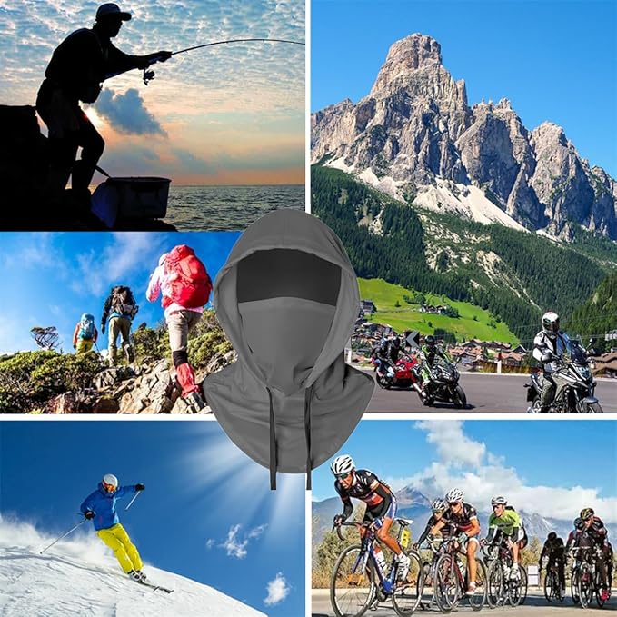 Cooling Balaclava Sun UV Protection Hood Breathable Full Head Mask Face Cover for Men Women Cycling Motorcycle Fishing