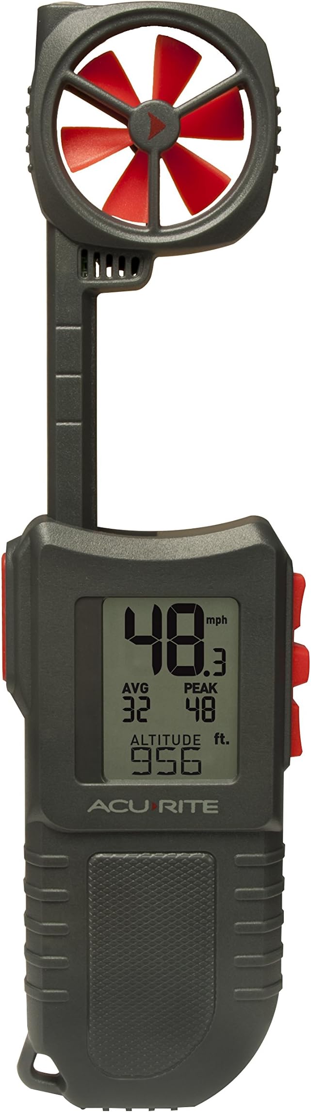 AcuRite 00256M Portable Anemometer with Inspection Light