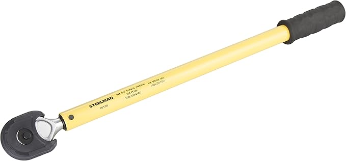 Steelman 1/2-Inch Drive x 100 Foot-Pound Pre-Set Torque Wrench