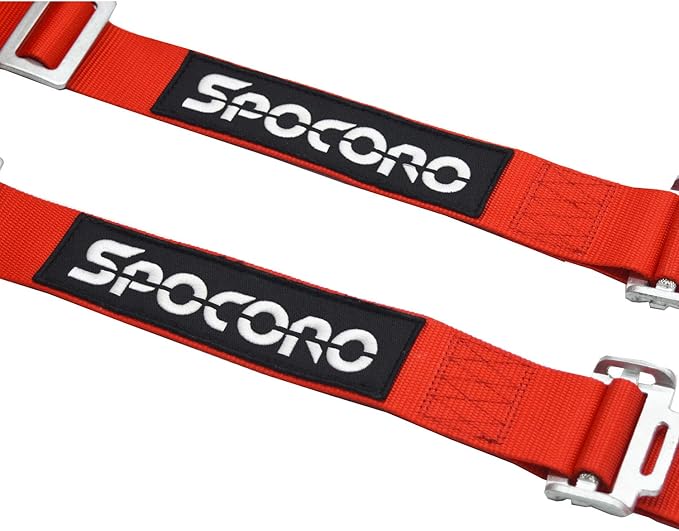 4 Point Racing Harness 2" Nylon Straps, Cam Lock Style (Pack of 1)