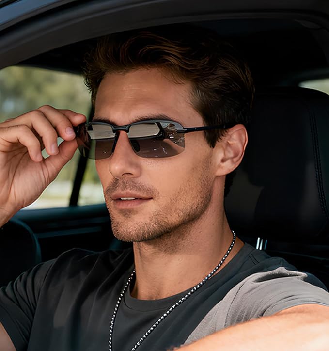 YIMI Polarized Photochromic Driving z87 Sunglasses For Men Women Day and Night safety glasses