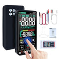 Xin Tester Digital Multimeter Smart Touch Screen Auto-Ranging 9999 Counts TRMS Rechargeable Multi Tester NCV Voltmeter Ohmmeter Tests Current Voltage Resistance Capacitance Frequency Diode Temperature