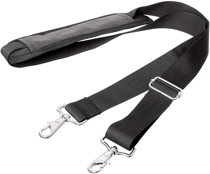 JAKAGO 61" Replacement Shoulder Strap, Padded Long Duffel Bag Strap Universal Adjustable Shoulder Belt with Non-Slip Pad