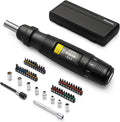 GROWNEER 1/4'' Drive Torque Wrench Screwdriver, 10-70 In-lb Inch Pound Torque Screwdriver Electrician Kit with Sockets & S2 Bits, 50 In 1 Set for Electronics Maintenance Bike Repair Mounting