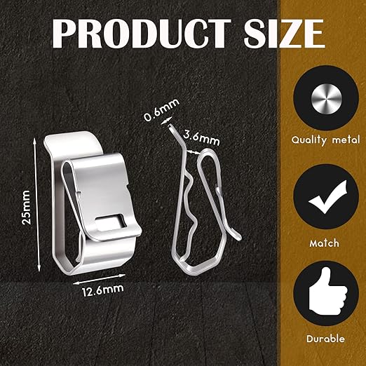 50 Pcs Stainless Steel Cable Clips S Clip Metal Trailer Wire Clips Electrical Cord Management Solar Panel for PV Wiring Boat Cable Boat Trailer, 0.2 Inch to 0.3 Inch in Rope Capacity Silver