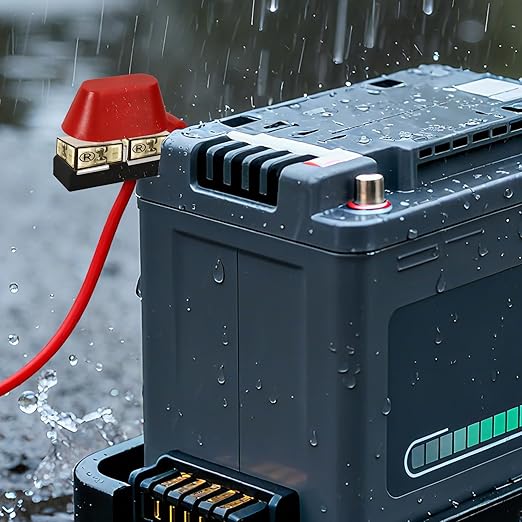 Terminal Fuse Block Marine Rated Battery Fuse MRBF Terminal Holder 30-500 AMP for EVs, RVs, Yachts, Charging Stations - High - Amp Systems, Multiple Battery Types