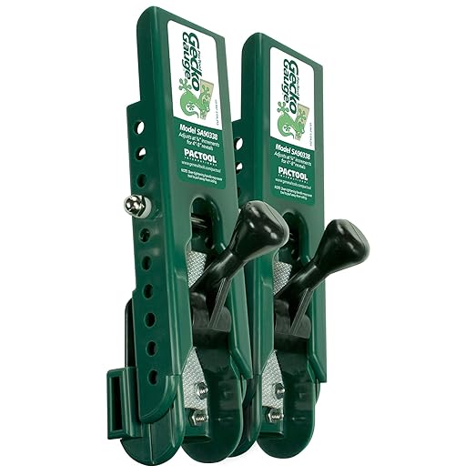 PacTool Gecko Gauge 8 in. x 3/8 in. D Plastic LP Siding Tool Green 2 pk