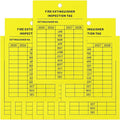 Monthly Fire Extinguisher Inspection Tags Record 4-Year Maintenance Tags Fire Recharge and Inspection Record Tag for Indoor Outdoor Extinguishers(50 Pieces)