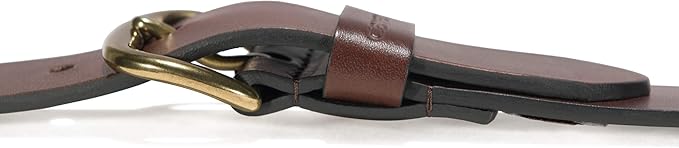 Carhartt Men's Bridle Leather Classic Buckle and Scratchless Belts