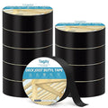 Butyl Joist Tape for Decking 2" x 50', 10 Rolls Weather-Resistant Deck Joist Tape, Waterproof and Anti-Corrosion, Self-Adhesive Flashing Joists Tape for Wood Decks Beams Roof