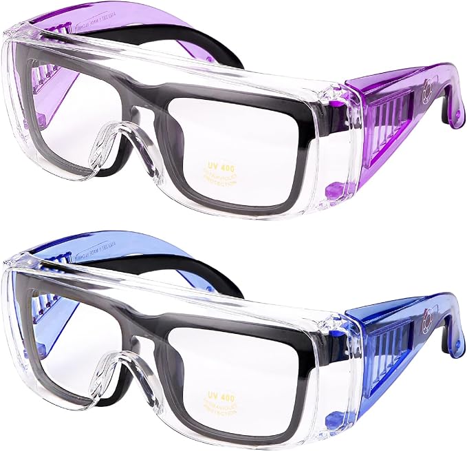 UNCO- Safety Goggles Over Glasses, Protective Goggles, Anti Fog, Work, Safety Glasses Over
