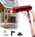 Water Fed Pole Kit Adjustable Solar Panel Cleaning Kit Cleaner Tool for Window Glass Roof Outdoor Glass Brush Window Washing Equipment (20FT)