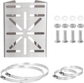 Stainless Steel Camera Pole Mount Bracket Outdoor, Universal Security Cameras Brackets with Adjustable Clamps, Sturdy Mounting Adapter for PTZ Dome, CCTV Surveillance Cam, Solar Panels