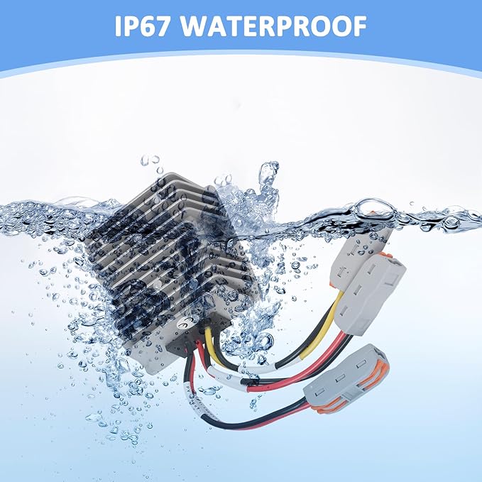 20 Amp 12.6V 300W MPPT Solar Charge Controller 99% LiFePO4 Lithium Iron Phosphate Battery Ultra-Compact and Lightweight IP67 Waterprof