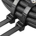 Extra long zip ties 36 inch black Large cable ties heavy duty outdoor use 250 lbs thick Nylon plastic Zipties 20pcs