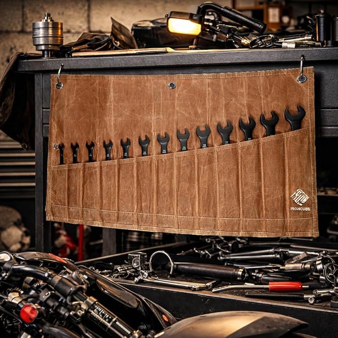 Tool Pouch, Roll-Up Storage Bag for Hand Tools & Wrenches