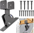 Pergola Brackets 4x4 (Actual Size:3.5"×3.5") Adjustable Angles Saddle Roof Riser Brackets for Patio Cover 304 Stainless Steel Pergola Bracket Kit Patio Roof Riser Patio Kit, 1Pack